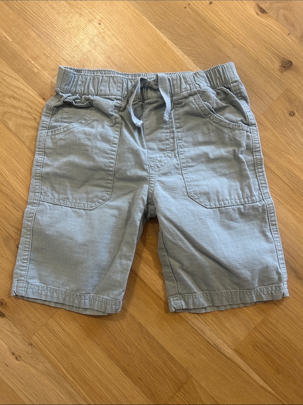 7 For All Mankind Light Blue Kids Pull-On Shorts with Drawstring